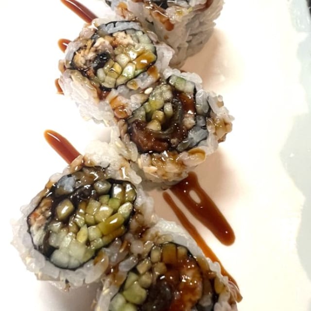 Eel & Cucumber Roll.