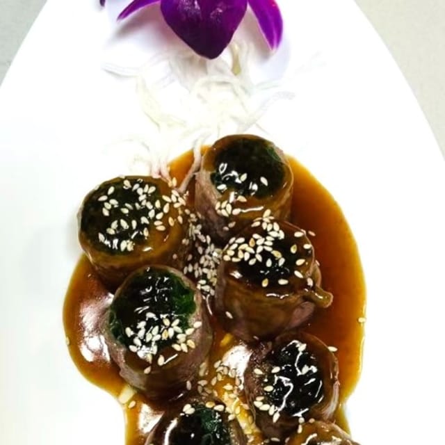 Beef Negimaki.
